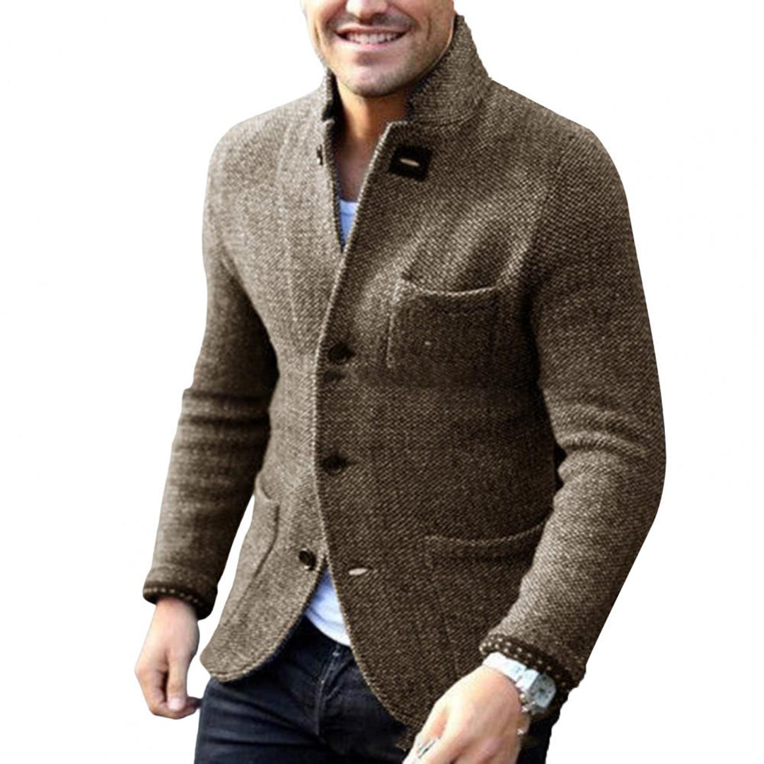 Gebreide blazer met knopen voor heren 9a3b5c7d1e
