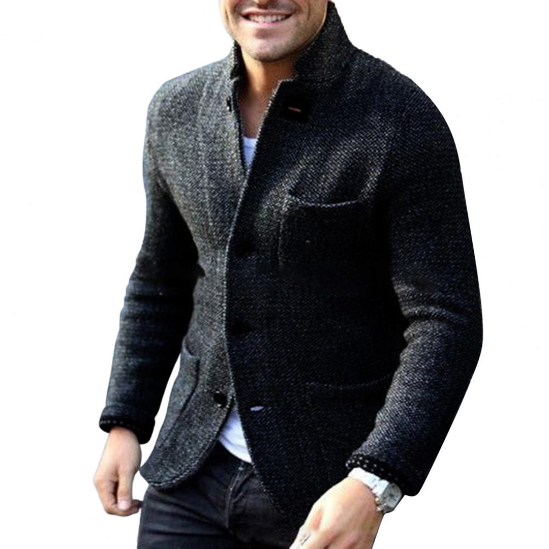 Gebreide blazer met knopen voor heren 9a3b5c7d1e