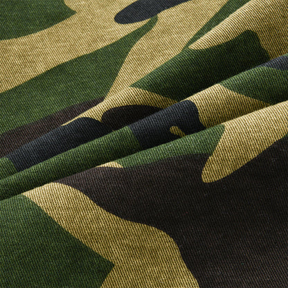 Heren Camouflage Canvas Retro Jas 9F3K8L2M1
