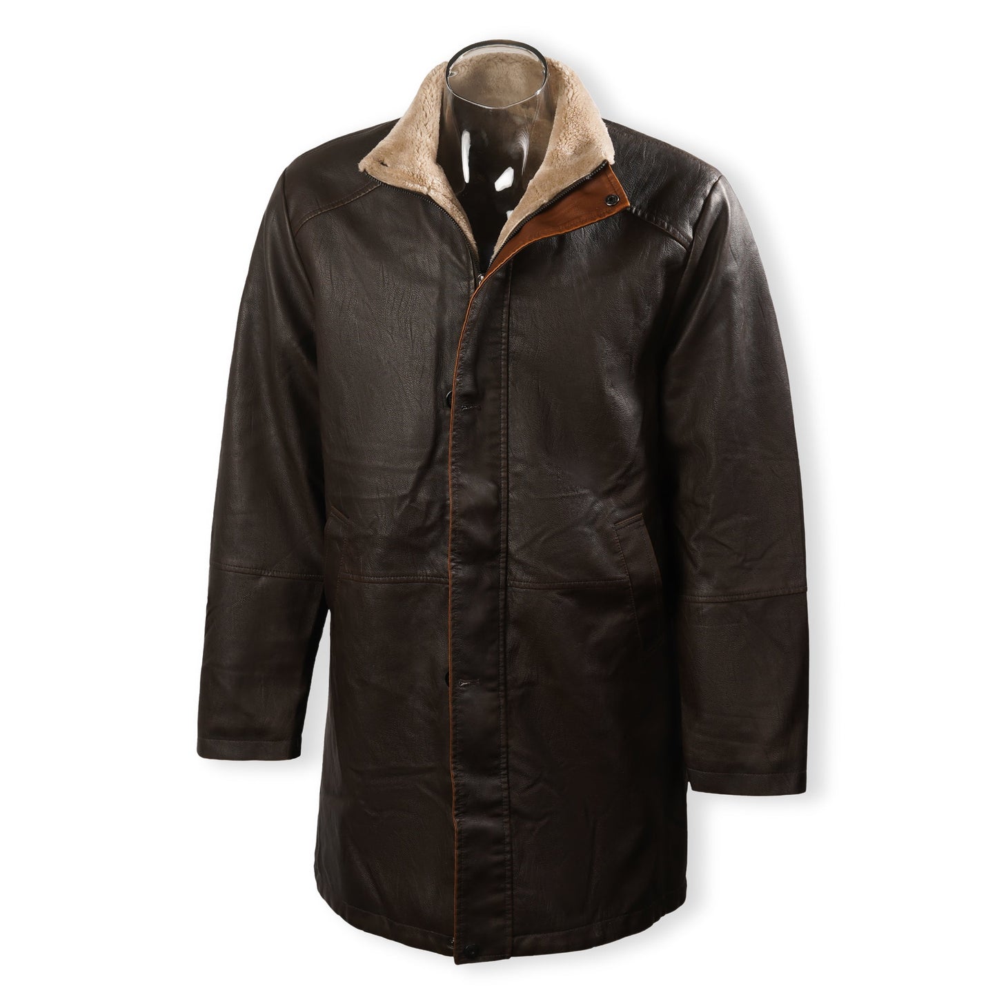 Leren Vintage Jas voor Heren A4B7D2F1G