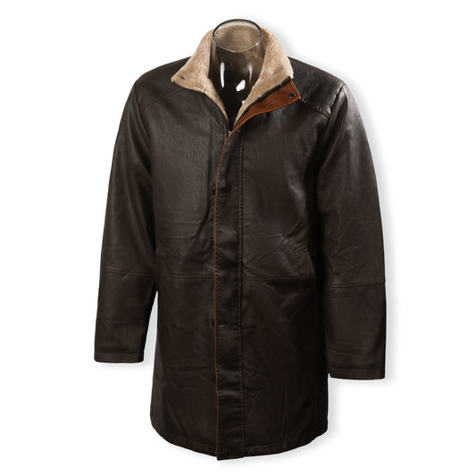 Leren Vintage Jas voor Heren A4B7D2F1G
