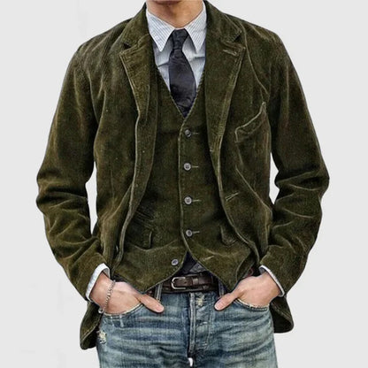 Corduroy colbert voor heren 8r5t3k1j2
