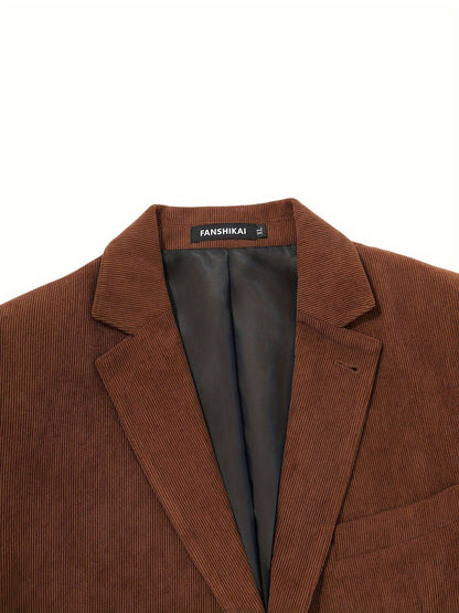 Corduroy colbert voor heren 8G3H1M2