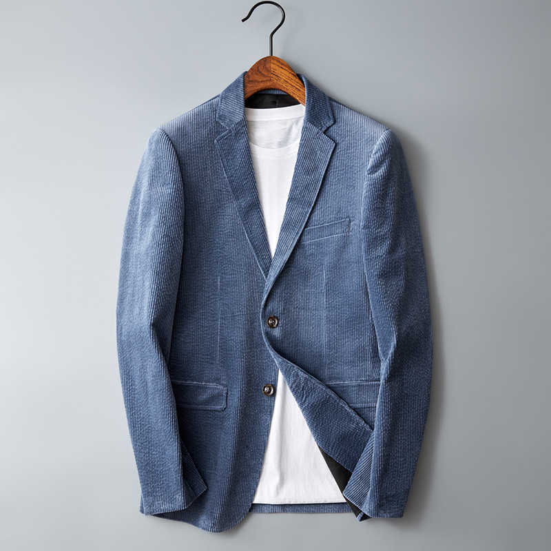 Corduroy colbert heren D4E5F6G7H8
