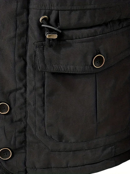 Heren Winterjas met Fleece Voering en Waterdichte Isolatie 3B8K1N4Z