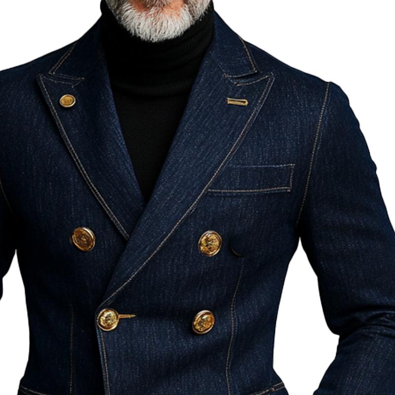 Blazer van spijkerstof voor heren
